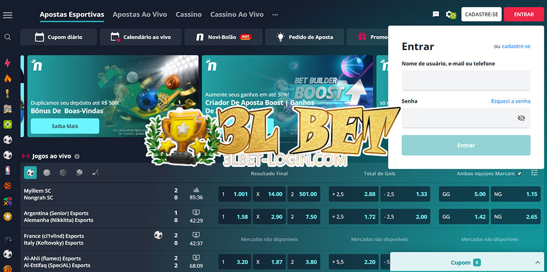 3l bet login